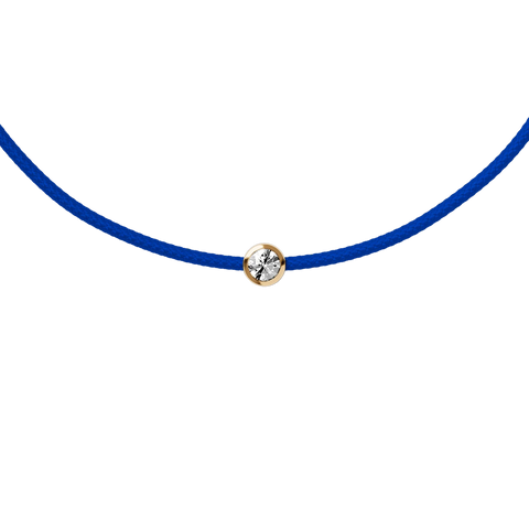 Bracelet ICE Jewellery Diamond Cord Lazuli Blue 021094 – Cordon Bleu Lapis & Véritable Diamant