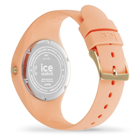 Montre ICE Cosmos Small Apricot 022362 – Orange Pailleté & Doré 34mm