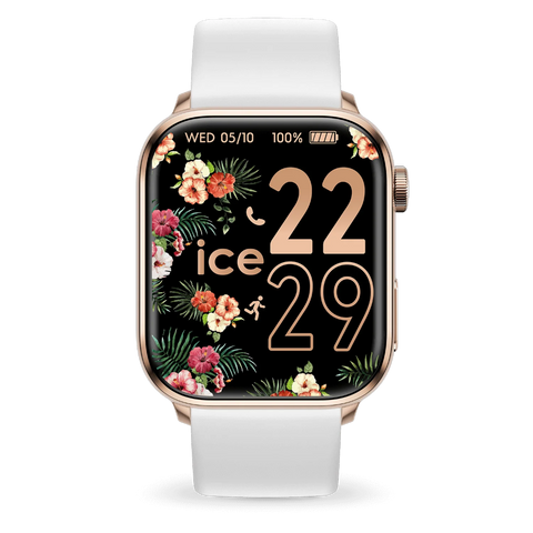 Montre Connectée Ice-Watch ICE Smart 2.0 Rectangulaire 1.96 – Rose-Gold White 022537