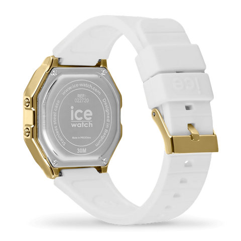 Montre ICE Digit Retro White Sunkissed Small 022720 – Digital Blanc & Dégradé Sunset 32mm