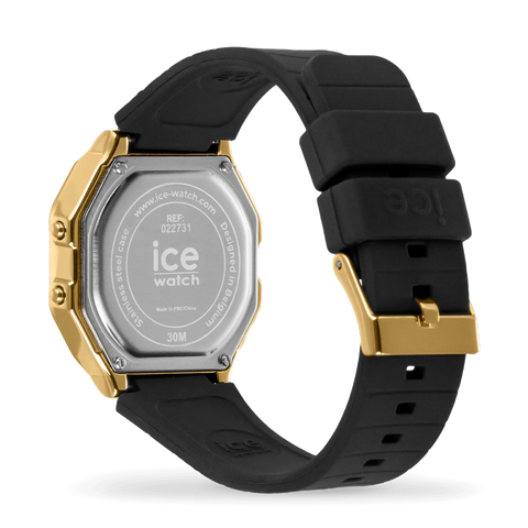 Montre ICE Digit Retro Metal Gold Mirror Black Small 022731 – Digital Noir & Doré Miroir 32mm