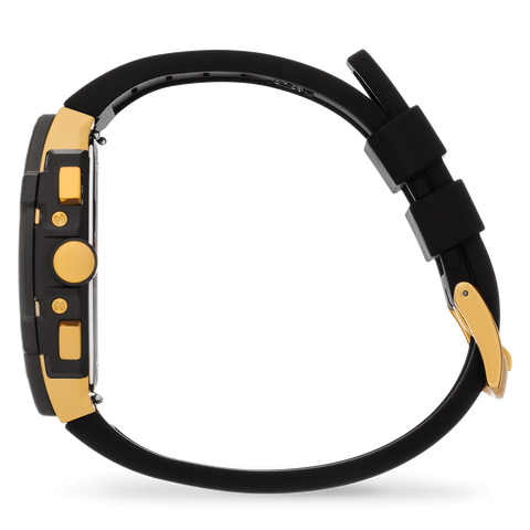 Montre ICE Watch Boliday 024365 – Homme – Chronographe Black Gold – Boîtier Tonneau Doré – Étanche 10 ATM