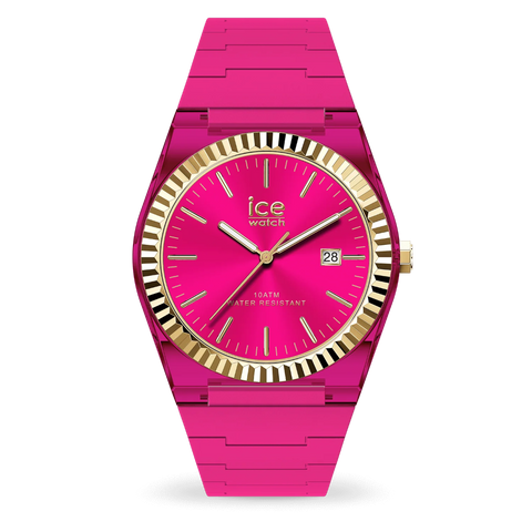 Montre ICE Watch Power Flashy Pink – Réf. 024758 – 36mm – Montre Rose Flashy Dorée Étanche 10 ATM