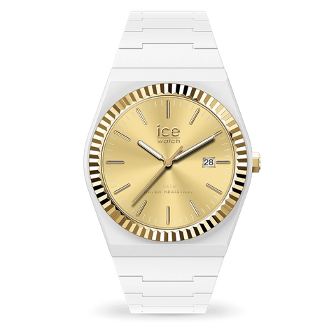 Montre ICE Watch Power Golden White – Réf. 024765 – 36mm – Montre Blanche et Dorée Étanche 10 ATM