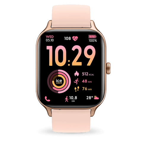 ICE fit RT 3.0 Rose-Gold Nude 36 mm GPS – Montre Connectée Sport