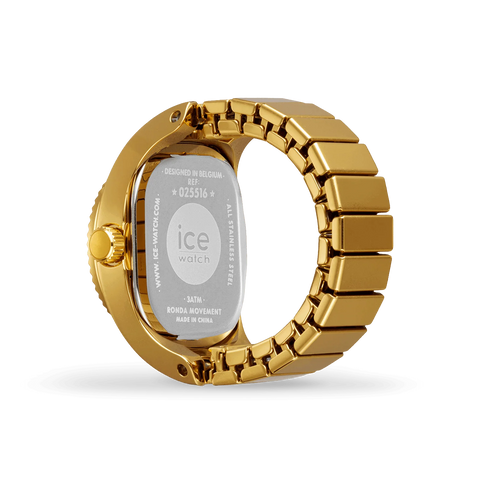 Montre Bague ICE-Watch Chouchou Gold – Dorée Élégante & Tendance | Réf 025516