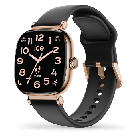 ICE smart SQ 2.0 Rose-Gold Black – Smartwatch Femme AMOLED