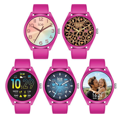 ICE smart forever Magenta Pink 026221 | Smartwatch AMOLED Appels Bluetooth