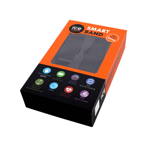 ICE Smart Band 026253 Black | Santé IA, Sport & Strava
