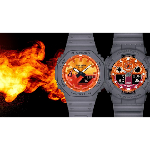 G-SHOCK GA-2100FL-8AER Flame Inside