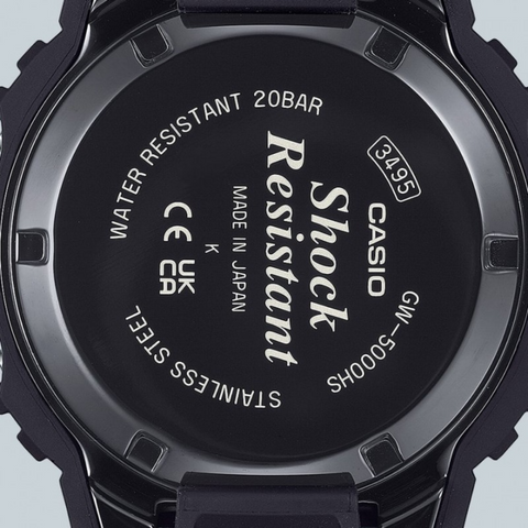 G-SHOCK GW-5000HS-7ER – Montre Homme Solaire Radio-Pilotée Made in Japan 43mm Édition Blanche Résistante aux Chocs