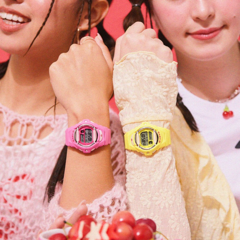 Montre Casio Baby-G BG-169CH-9ER Cherry – Digitale Jaune, Étanche 200m