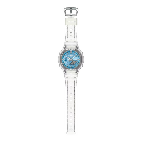 Montre Casio G-SHOCK GA-2100BM-7A2ER Bright Metallic – Homme – Ultra Résistante – Boîtier Carbone – Étanche 200M