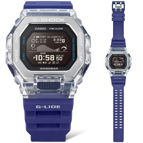 Casio G-Shock G-Lide GBX-100S-2ER – Gleaming Wave & Marées