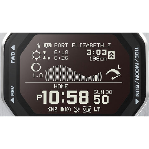 Casio G-Shock G-Lide GBX-100S-1ER – Marée & Bluetooth Smart