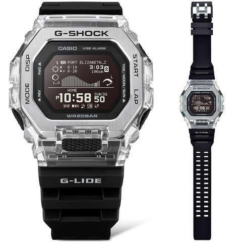 Casio G-Shock G-Lide GBX-100S-1ER – Marée & Bluetooth Smart