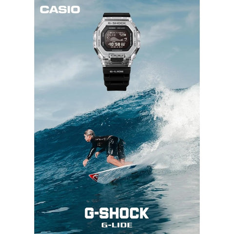Casio G-Shock G-Lide GBX-100S-1ER – Marée & Bluetooth Smart
