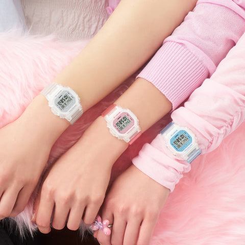 Casio Baby-G BGD-565GC-4ER – Digitale Rose Pailletée 100M