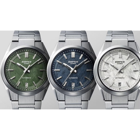Casio Edifice EFK-100D-7AER â Automatique Cadran Blanc Acier