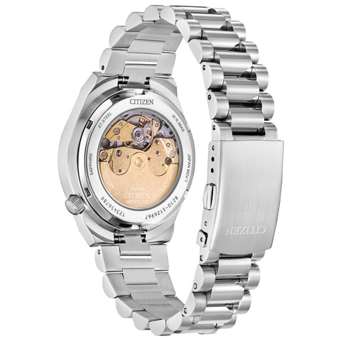 Montre CITIZEN Tsuyosa Authentic x Fun – Réf. NJ0200-50M – Automatique 37 mm – Cadran Bleu – Verre Saphir – 5 ATM – 299 €
