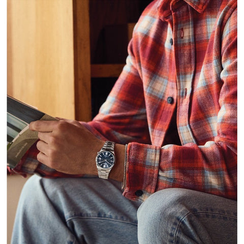 Montre CITIZEN Tsuyosa Authentic x Fun – Réf. NJ0200-50M – Automatique 37 mm – Cadran Bleu – Verre Saphir – 5 ATM – 299 €