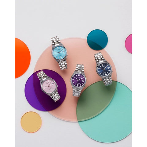 Montre CITIZEN Tsuyosa Authentic x Fun – Réf. NJ0200-50M – Automatique 37 mm – Cadran Bleu – Verre Saphir – 5 ATM – 299 €