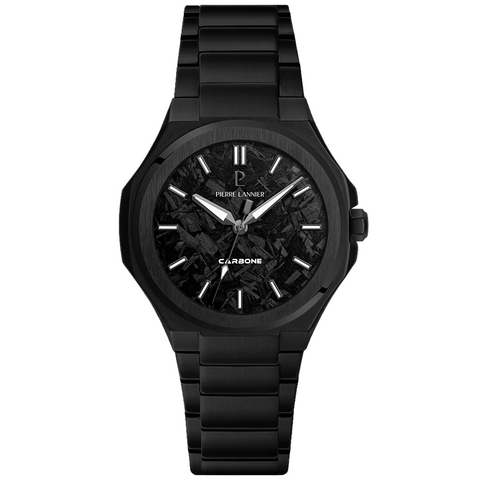 Pierre Lannier GRAPHITE 202K489 – Montre Homme Full Black Carbone Forgé