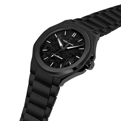 Pierre Lannier GRAPHITE 202K489 – Montre Homme Full Black Carbone Forgé