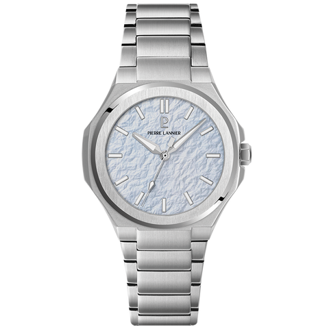 Pierre Lannier GRAPHITE 203G161 – Montre Homme Acier Cadran Bleu Glacier 38 mm