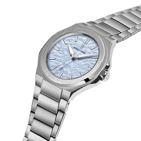 Pierre Lannier GRAPHITE 203G161 – Montre Homme Acier Cadran Bleu Glacier 38 mm