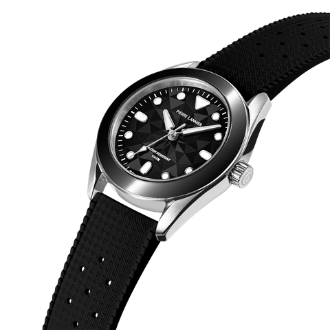 Pierre Lannier Bora 207K133 – Montre Homme Noire 39 mm | Collab 10 ATM