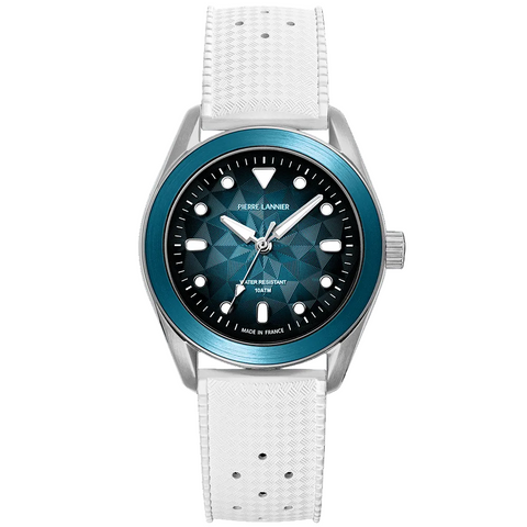 Pierre Lannier Bora 207K161 – Montre Homme Bleue 39 mm | Collab 10 ATM