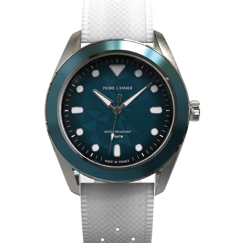 Pierre Lannier Bora 207K161 – Montre Homme Bleue 39 mm | Collab 10 ATM