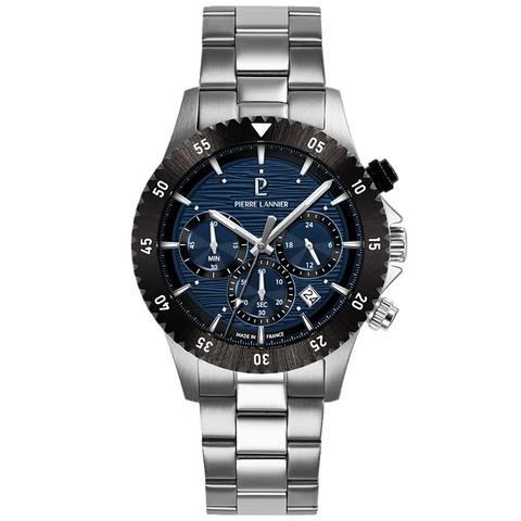 Pierre Lannier DECIMA 211K161 | Chronographe Homme Bleu