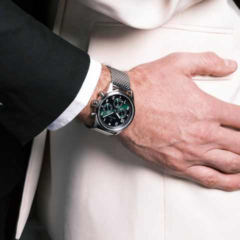 Pierre Lannier Aviateur 257H171 – Montre Homme Verte Aviation