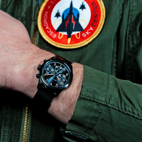 Pierre Lannier Aviateur 258M439 – Montre Homme Noire & Dorée