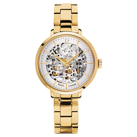 Pierre Lannier Automatic 305D528 – Montre Femme Automatique Dorée