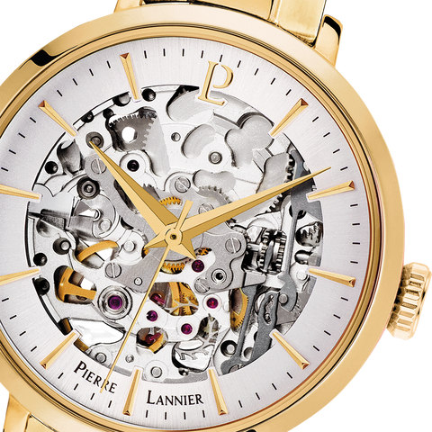 Pierre Lannier Automatic 305D528 – Montre Femme Automatique Dorée