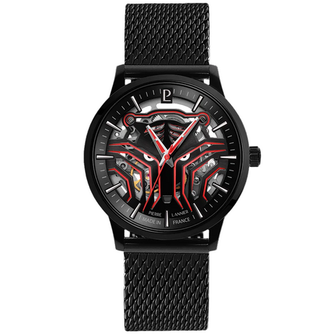 Pierre Lannier Sherkhan 309F439 | Automatique Tigre Noir Rouge