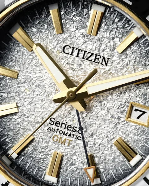 Montre Citizen Serie 8 GMT Automatique 41 mm – Réf. NB6035-55H – Winter Night Glow Édition Limitée, Calibre 9054