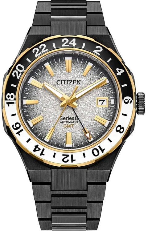 Montre Citizen Serie 8 GMT Automatique 41 mm – Réf. NB6035-55H – Winter Night Glow Édition Limitée, Calibre 9054