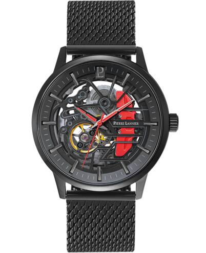 Coffret Pierre Lannier Paddock 384B439 â Montre Homme Full Black + Bracelet Acier Noir â Style Sport Chic â IdĂ©e Cadeau