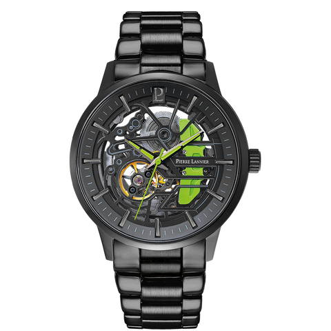Pierre Lannier PADDOCK 344A479 – Montre Automatique Full Black Racing