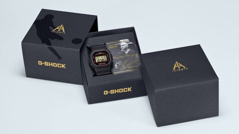 Montre G-SHOCK DW-5600INI-1ER Andrés Iniesta – Édition Limitée, Résine Bio, Rétroéclairage LED, Étanche 200M