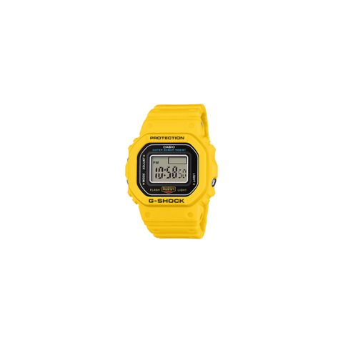 Montre-Bague G-SHOCK DWN-5600-9ER Nano – Série 5600 – Résine biosourcée – Étanche 20 bar – Édition Collector Jaune