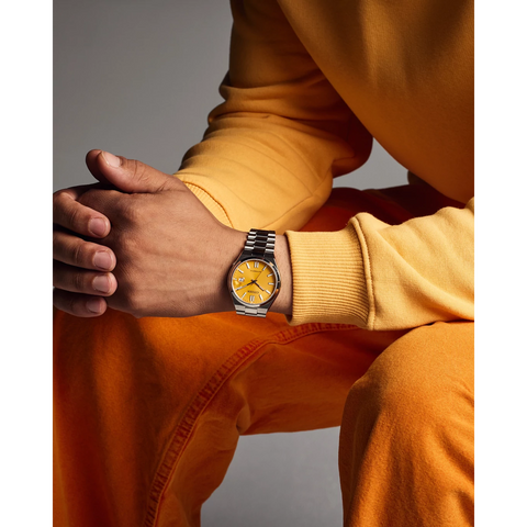 Citizen Tsuyosa NJ0150-81Z – Montre Automatique Homme 40mm Cadran Jaune Étanche 50m