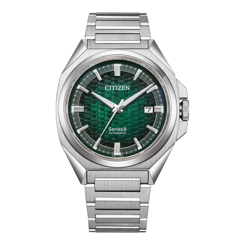 Montre Citizen Series 8 Automatique – Cadran Vert, 40 mm | Réf. NB6050-51W
