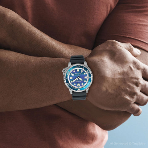 Citizen Promaster BN0167-09W Eco-Drive – Montre Plongée 200 m Édition Limitée