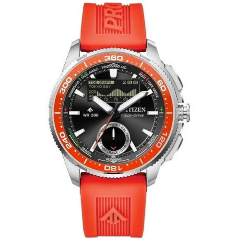 Citizen Promaster JV3000-13E Wave Tracker Eco-Drive – Montre Plongée 200 m