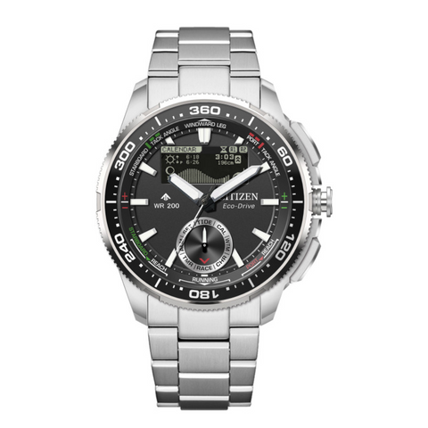 Citizen Promaster JV3001-53E Wave Tracker Eco-Drive – Plongeuse 200 m Acier